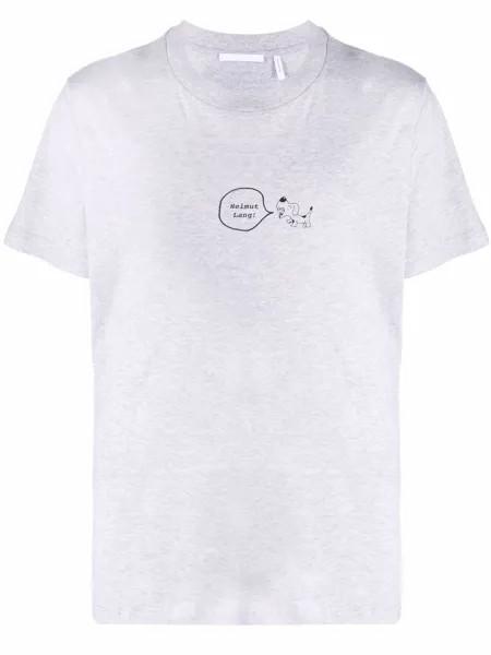 Helmut Lang футболка с принтом