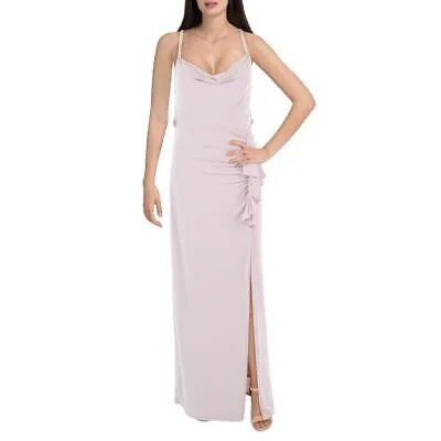 Аква женское розовое длинное торжественное свадебное вечернее платье Holiday S BHFO 5419