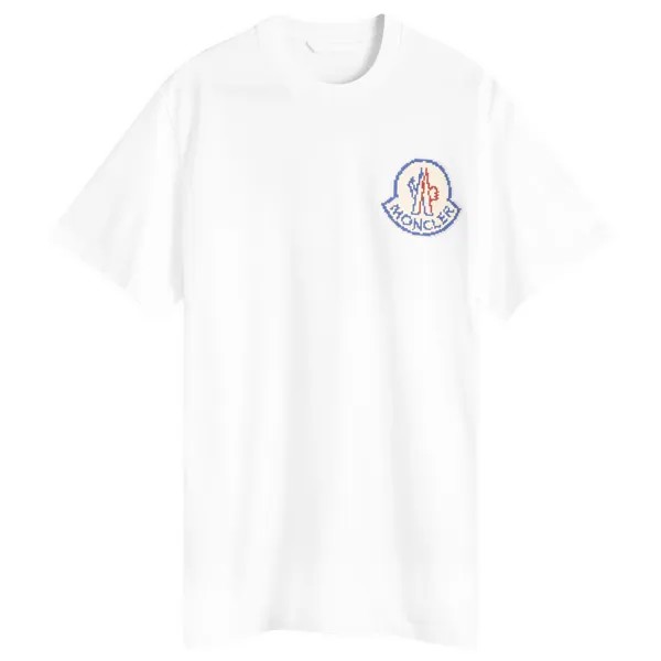 Футболка Moncler Pixel Logo T-Shirt, белый