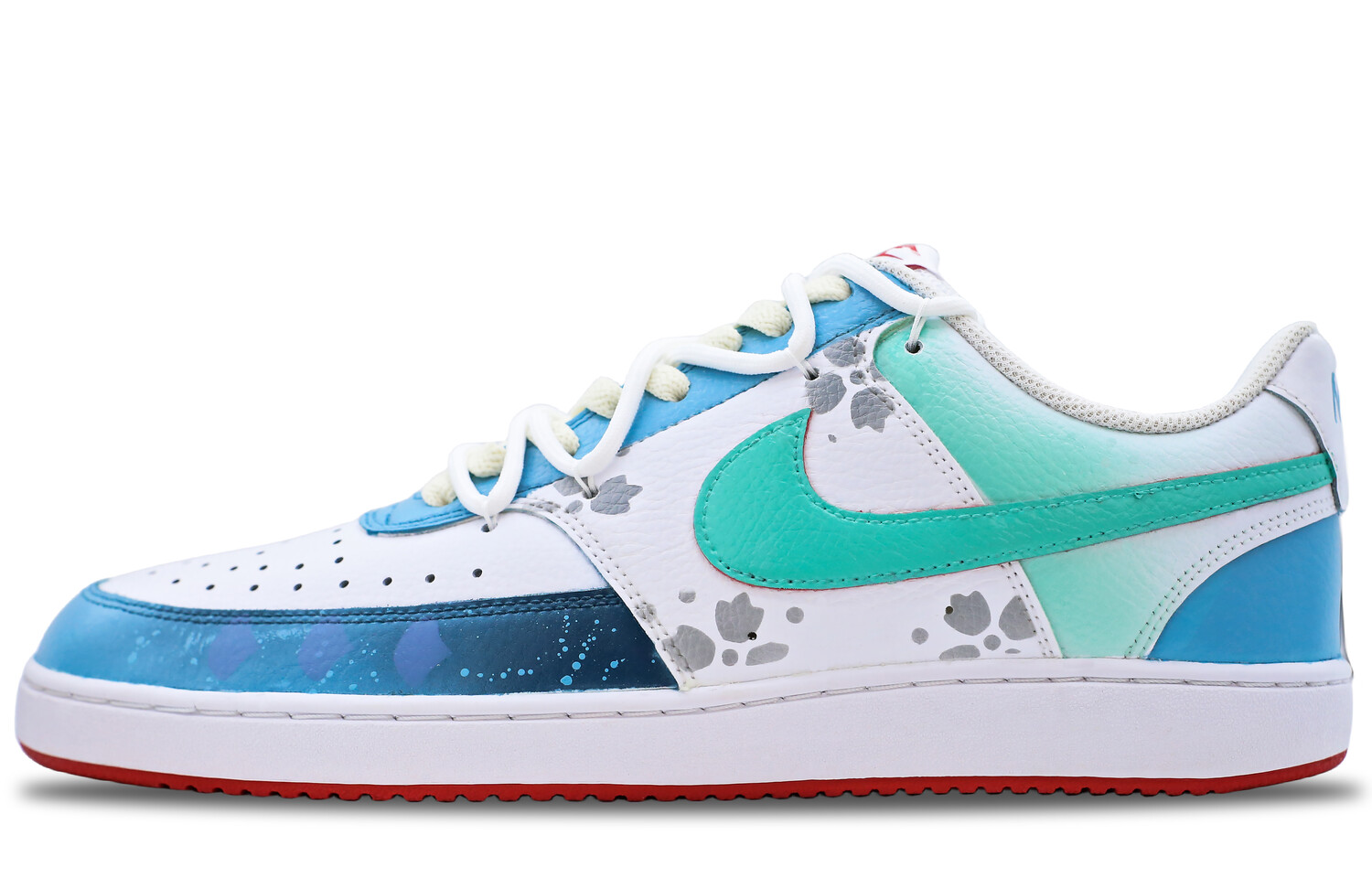 Кроссовки Nike Court Vision 1 Skateboarding Shoes Unisex Low-top Green/Blue, зеленый