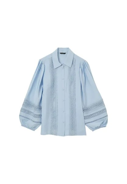 Рубашка Con Inserti Macramè Calliope, цвет azzurro