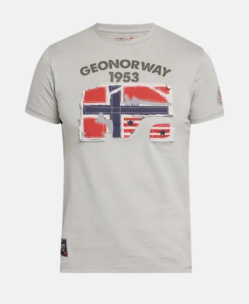 Футболка Geographical Norway, цвет Medium Grey