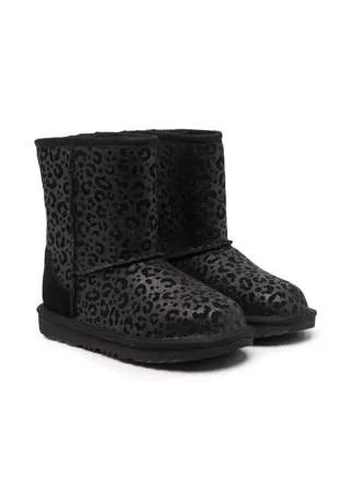 UGG Kids угги с леопардовым принтом
