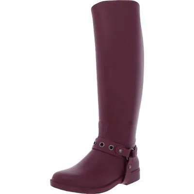 Красный Valentino Женские фиолетовые высокие сапоги до колена Туфли 35 Средний (B,M) BHFO 9159