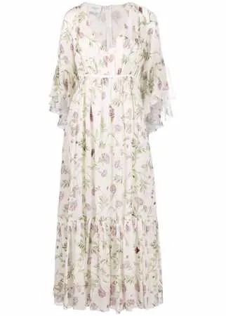 Giambattista Valli floral-print silk dress