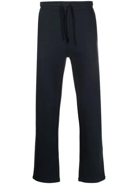 Corneliani брюки с эластичным поясом и кулиской, синий