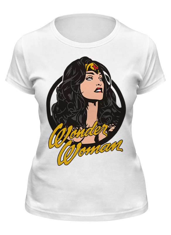 Футболка женская Printio Чудо-женщина (wonder woman) белая S