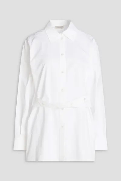 Рубашка из хлопка и поплина Nina Ricci, белый