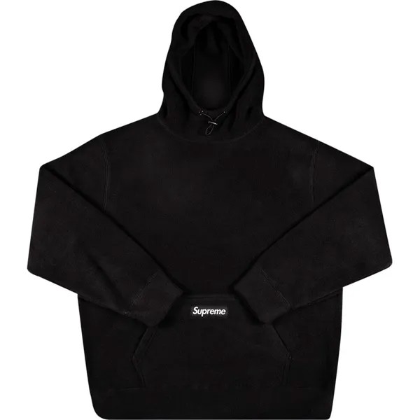 Худи Supreme Polartec, черный