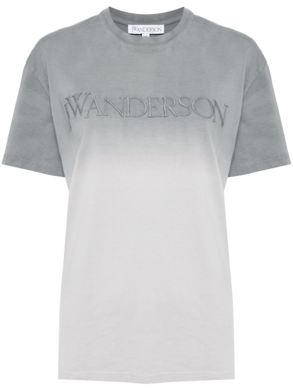 JW Anderson футболка с эффектом градиента, синий