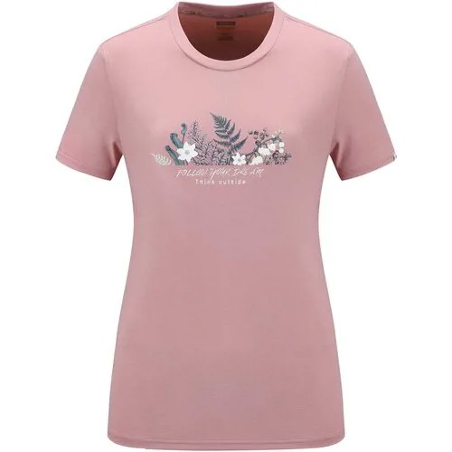 Футболка TOREAD Women's short-sleeve T-shirt, размер L, розовый