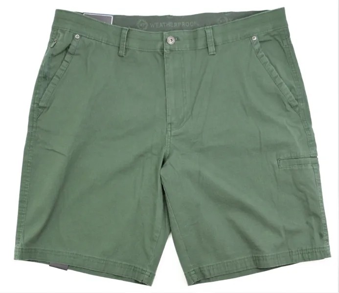 Новые всепогодные мужские универсальные шорты из рипстопа всех размеров 10 дюймов по внутреннему шву Ivy Green WP