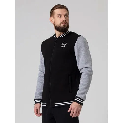 Бомбер CroSSSport, размер 46, черный