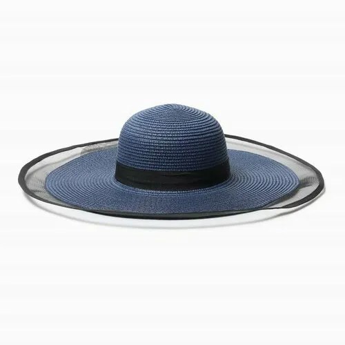 Шляпа Minaku, размер 58, синий