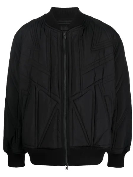 Y-3 стеганый бомбер, черный