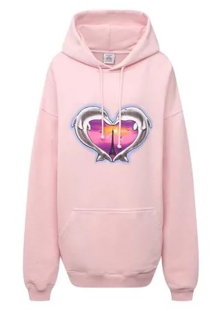 Хлопковое худи VETEMENTS