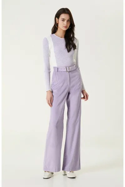 Сиреневые бархатные брюки Network, фиолетовый