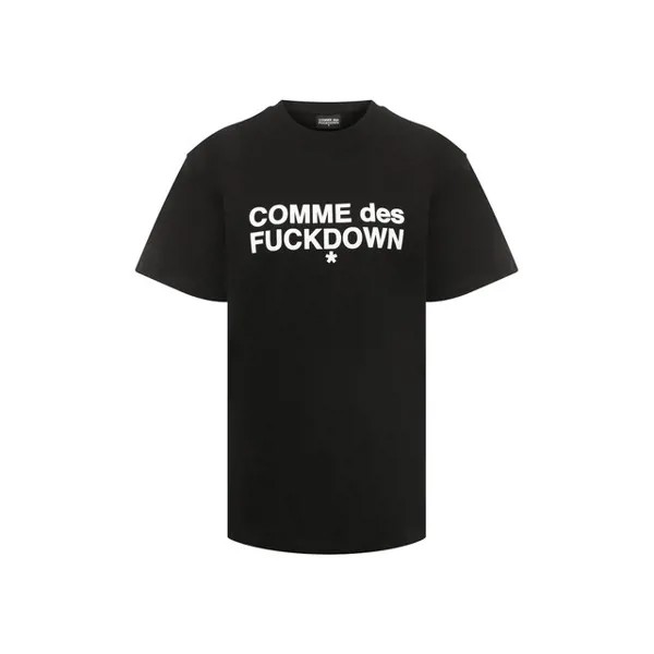 Хлопковая футболка Comme des Fuckdown
