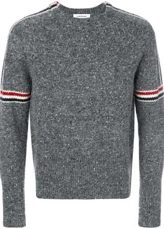 Thom Browne пуловер с круглым вырезом и полосками