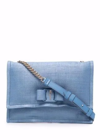 Salvatore Ferragamo плетеная сумка на плечо Viva