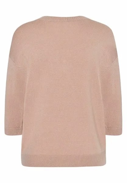 Вязаный свитер V Neck More & More, розовый