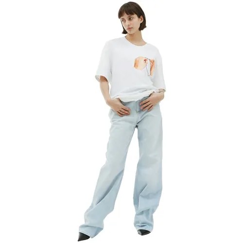 Doublet Белая футболка с вышивкой XL