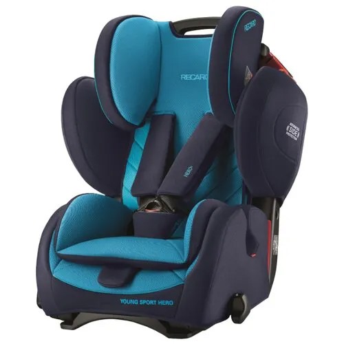 Автокресло группа 1/2/3 (9-36 кг) Recaro Young Sport Hero, Xenon Blue