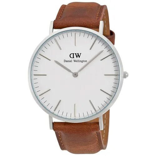 Наручные часы Daniel Wellington Classic, белый, коричневый