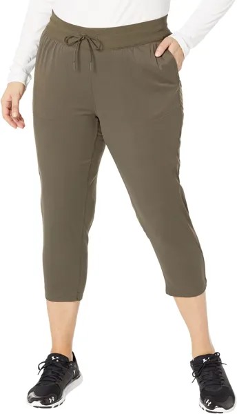 Брюки Plus Size Aphrodite Motion Capris The North Face, цвет New Taupe Green