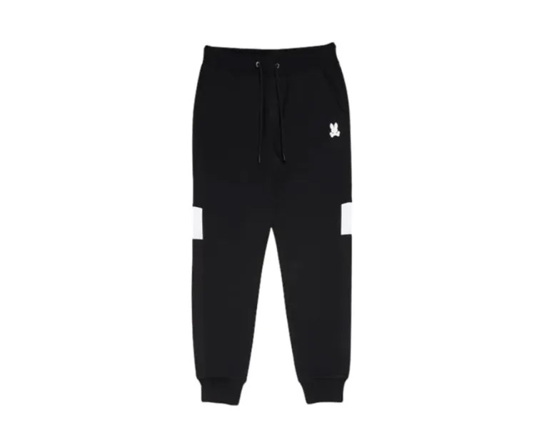 Мужские спортивные штаны Psycho Bunny Wilkes черные/белые B6P261W1FT-BLK, черный