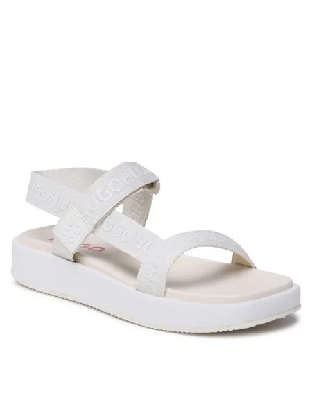 Сандалии женские HUGO BOSS Emma Strap Sandal-Wb 50493040 10249915 01 черные 39 EU