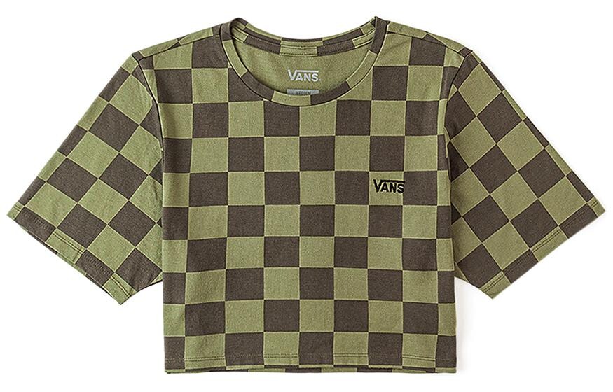 Футболка женская зеленая Vans