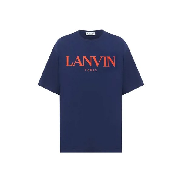 Хлопковая футболка Lanvin