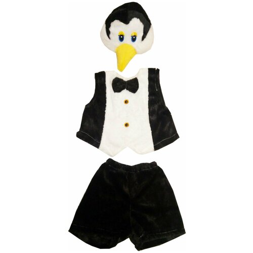 Карнавальный костюм детский Черно-белый пингвин господин в смокинге LU1113 InMyMagIntri 104-110cm