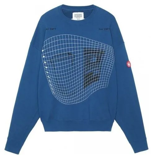 Свитшот Cav Empt Waste Grid Crew Neck Navy, размер M