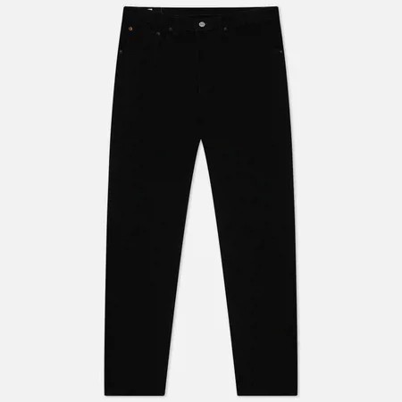 Мужские джинсы Edwin Regular Tapered Black Rainbow Selvage 14 Oz, цвет чёрный, размер 30/32