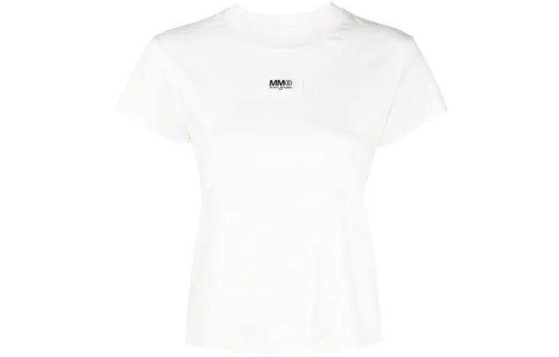 Футболка женская белая Mm6 Maison Margiela