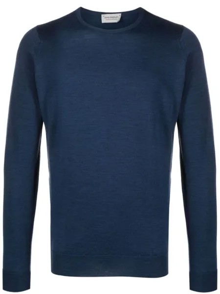 John Smedley шерстяной джемпер Marcus, синий