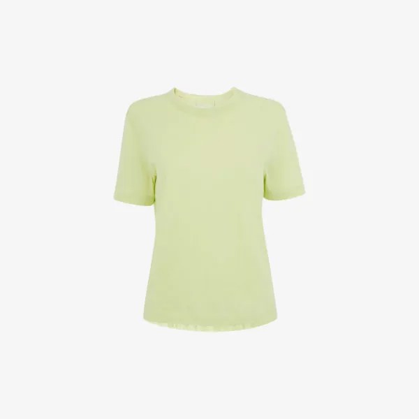 Хлопковая футболка свободного кроя Emily Whistles, зеленый