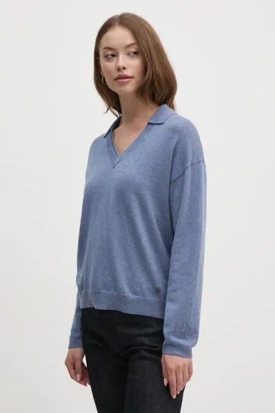 ISELA POLO свитер из смесовой шерсти Pepe Jeans, синий