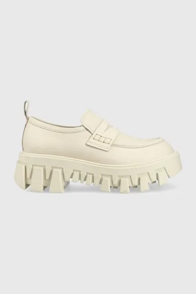 ЛОФЕРЫ CHUNKY LOAFER Кожаные лоферы LTHER Tommy Jeans, бежевый