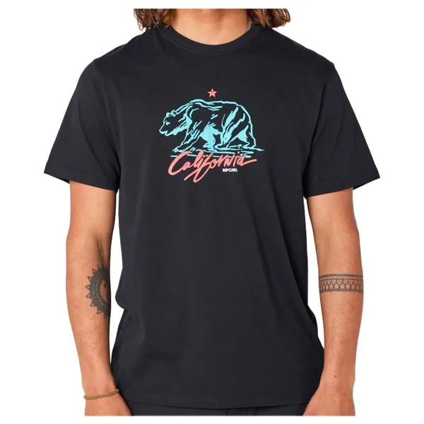 Футболка Rip Curl Desti Animals Tee, черный