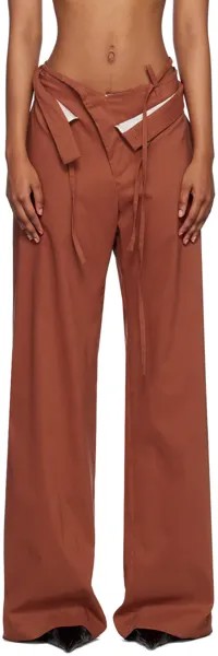 Ottolinger Оранжевые брюки с двойными складками
