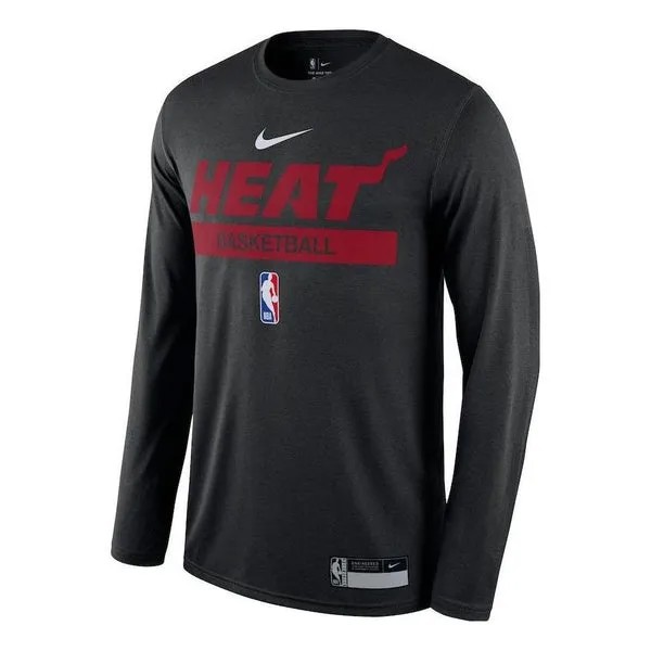 Футболка x nba 22 23 legend on court practice performance t shirt long sleeve Nike, черный