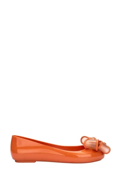 3D прозрачные дуговые туфли Melissa, оранжевый