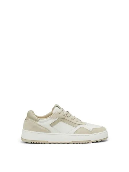 Кроссовки на шнуровке Marc O'Polo, цвет light taupe/white