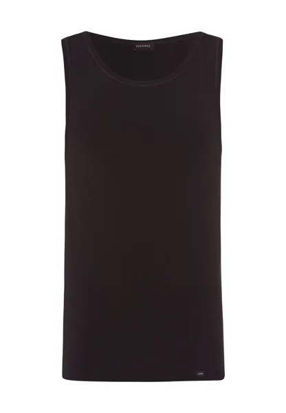 Майка, круглый вырез, для мужчин HANRO, цвет Deep Black