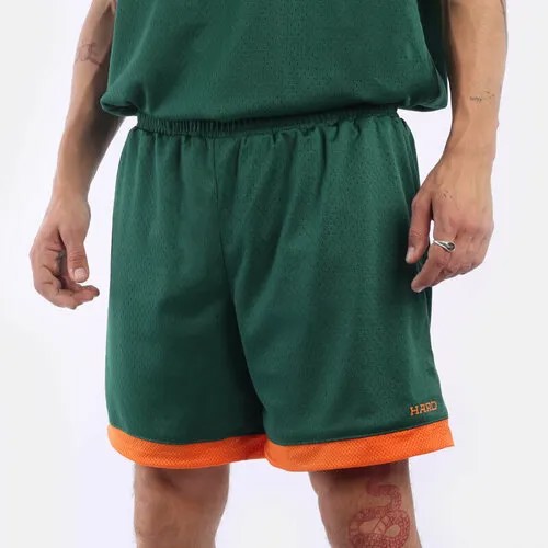 Шорты HARD Баскетбольные шорты, размер S, зеленый