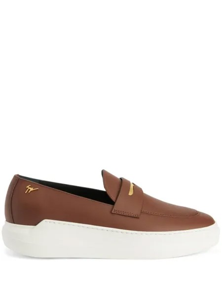 Giuseppe Zanotti лоферы New Conley, коричневый