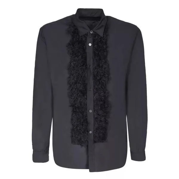 Футболка long sleeves shirt Comme des Garçons, черный